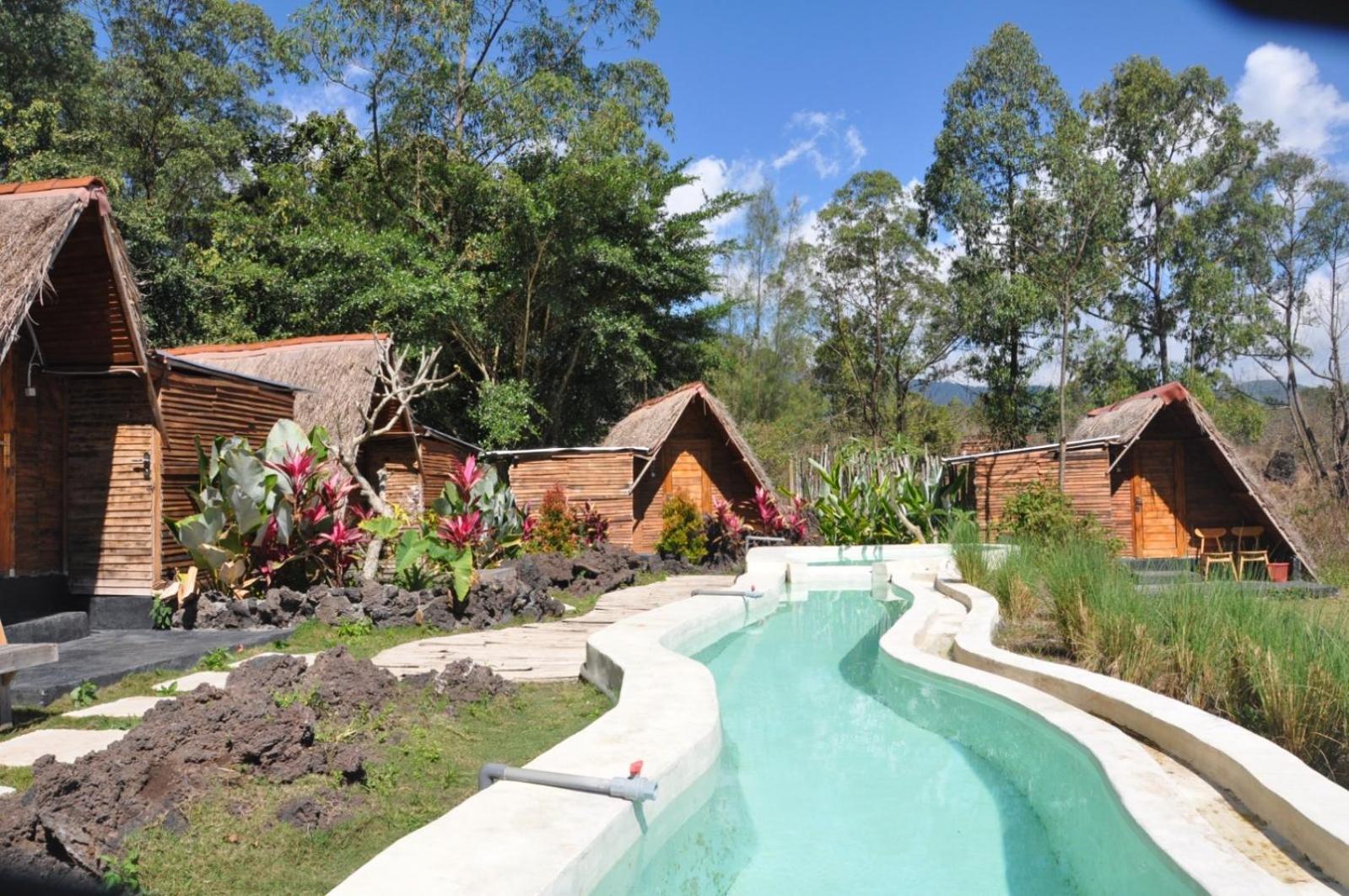 Triangular House And Hot Spring *