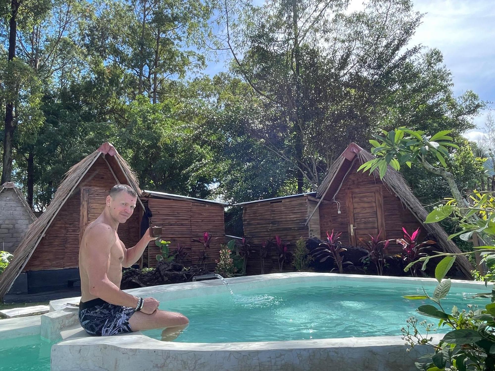 Triangular House And Hot Spring *